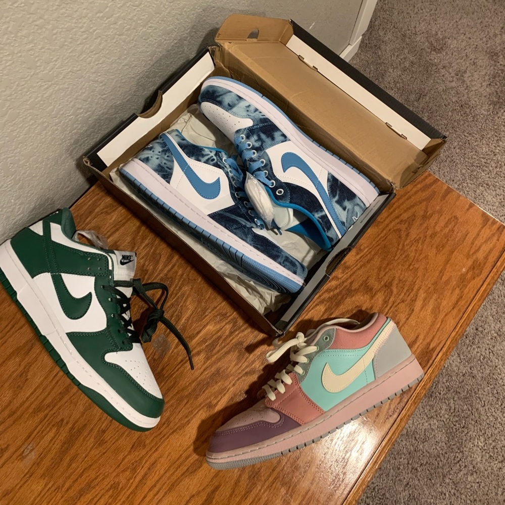 Nike dunk low, Jordan 1 low